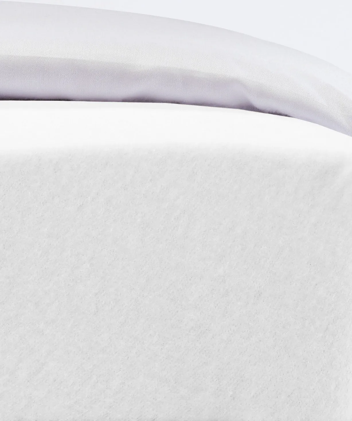 Flauschjersey Weiß – Detail