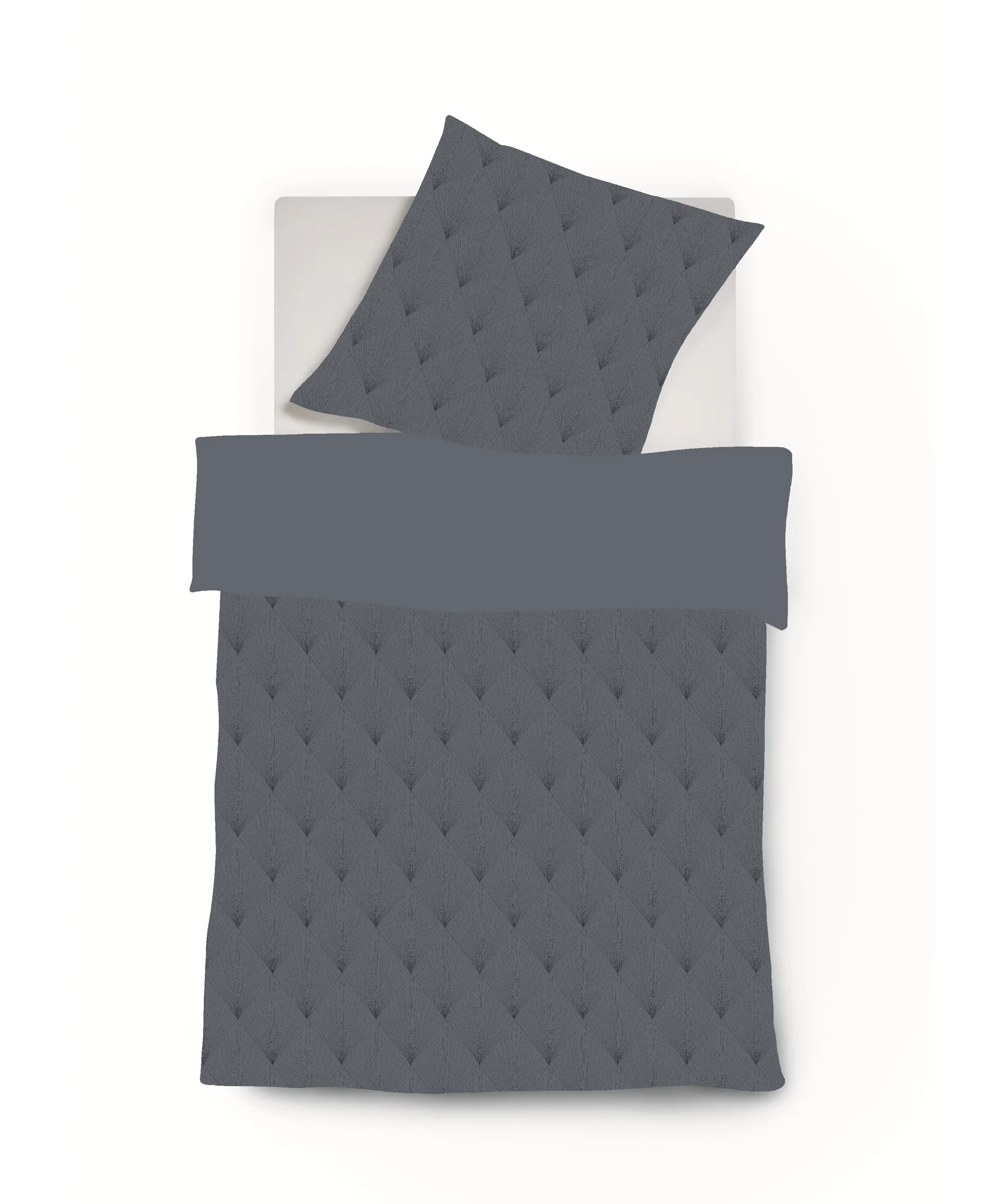 Black Premium Schweizer Satin Grau – Freisteller