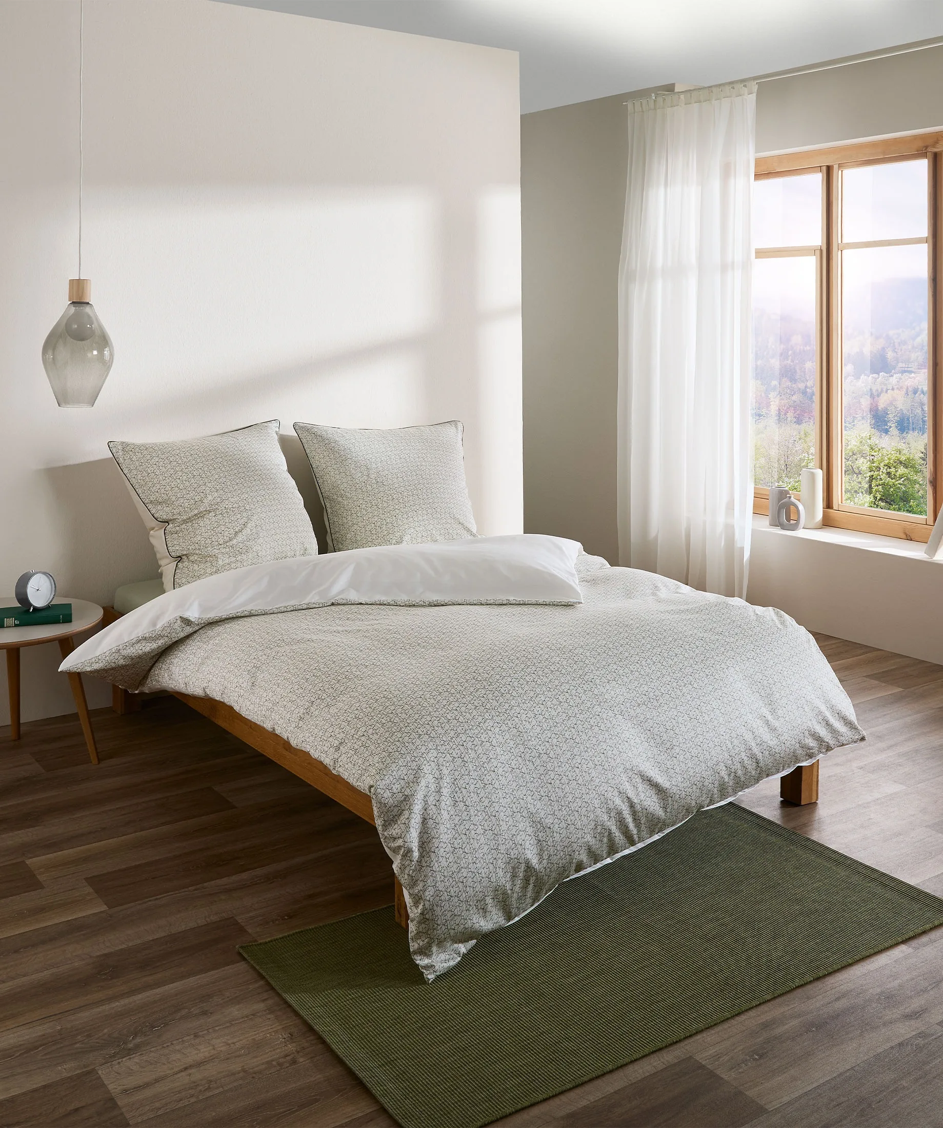 Black Premium Schweizer Satin Grau-Grün – Ambiente