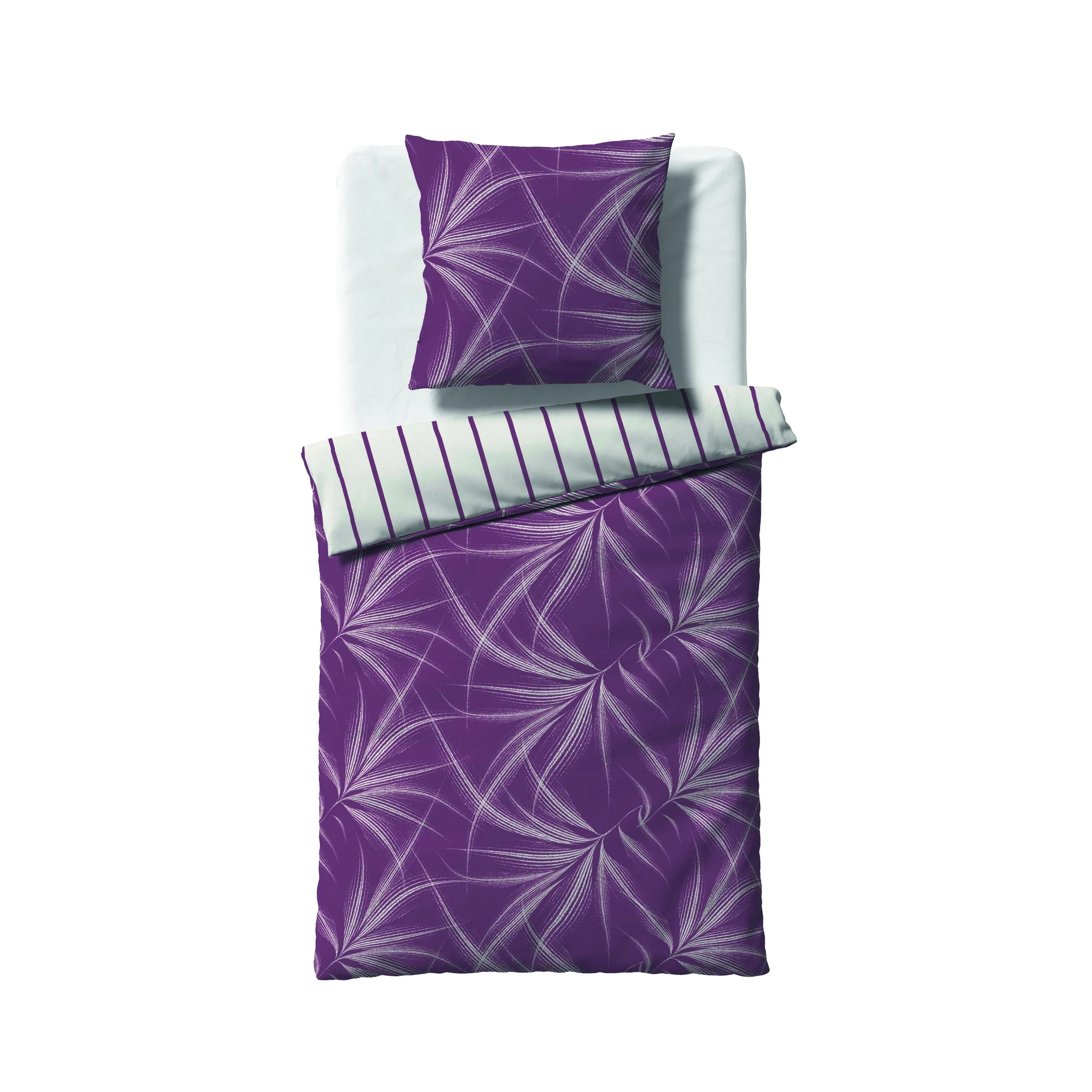 Bed Art Lila – Freisteller