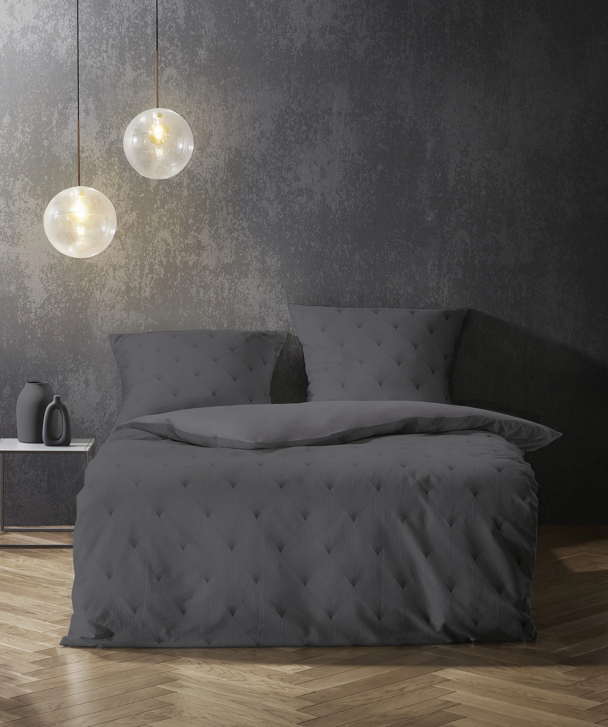 Black Premium Schweizer Satin Grau – Ambiente