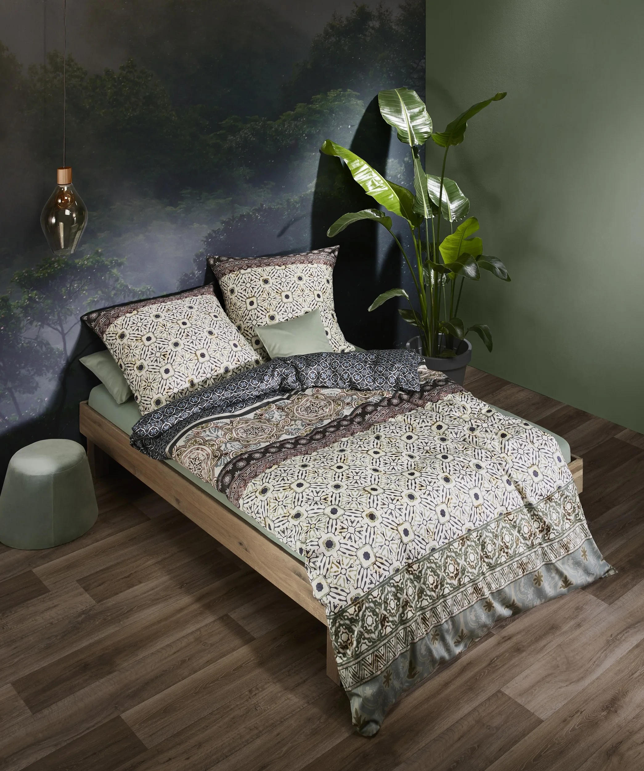 Bed Art S Grün-Braun – Ambiente