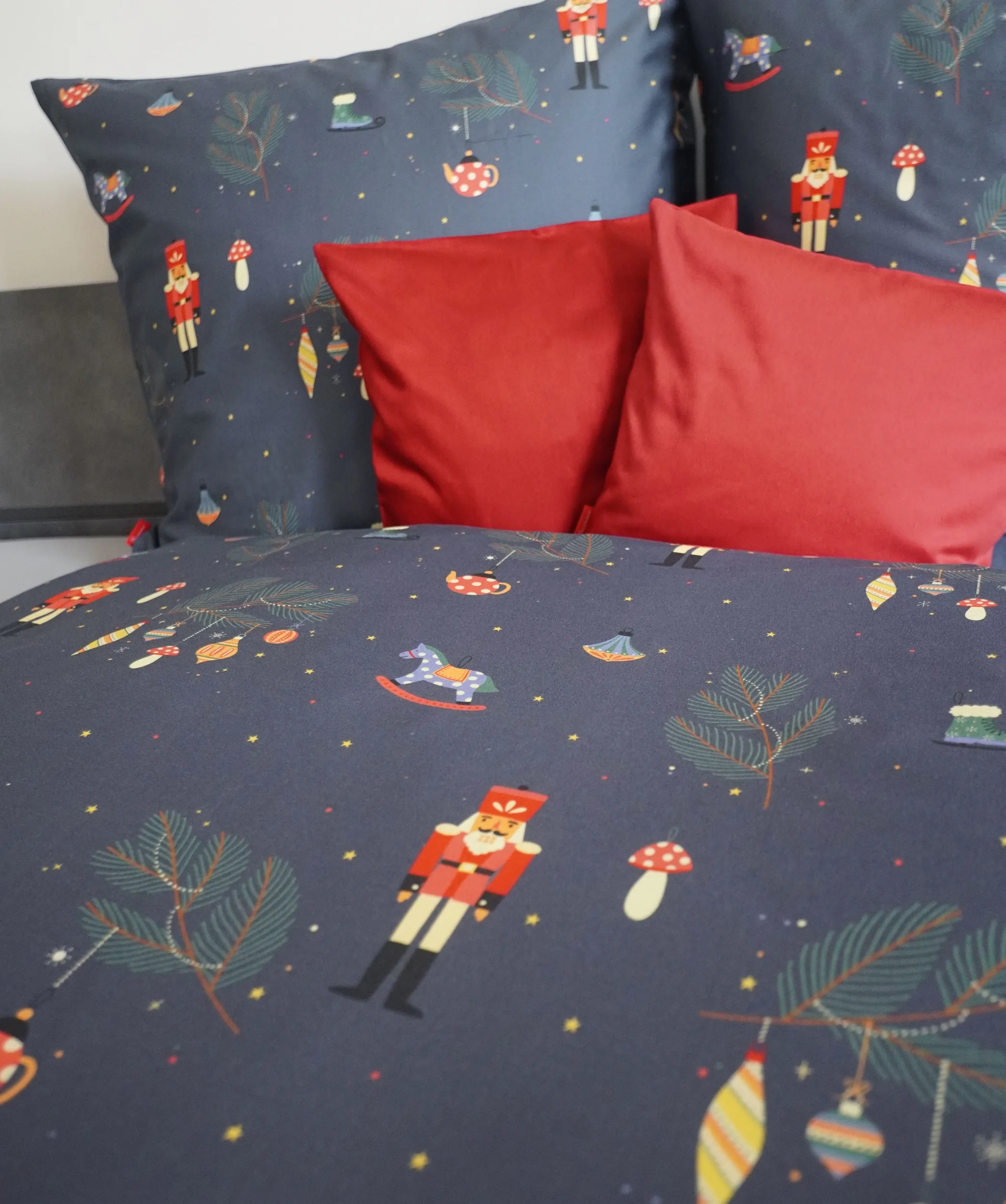 Bed Art S Blau – Detail