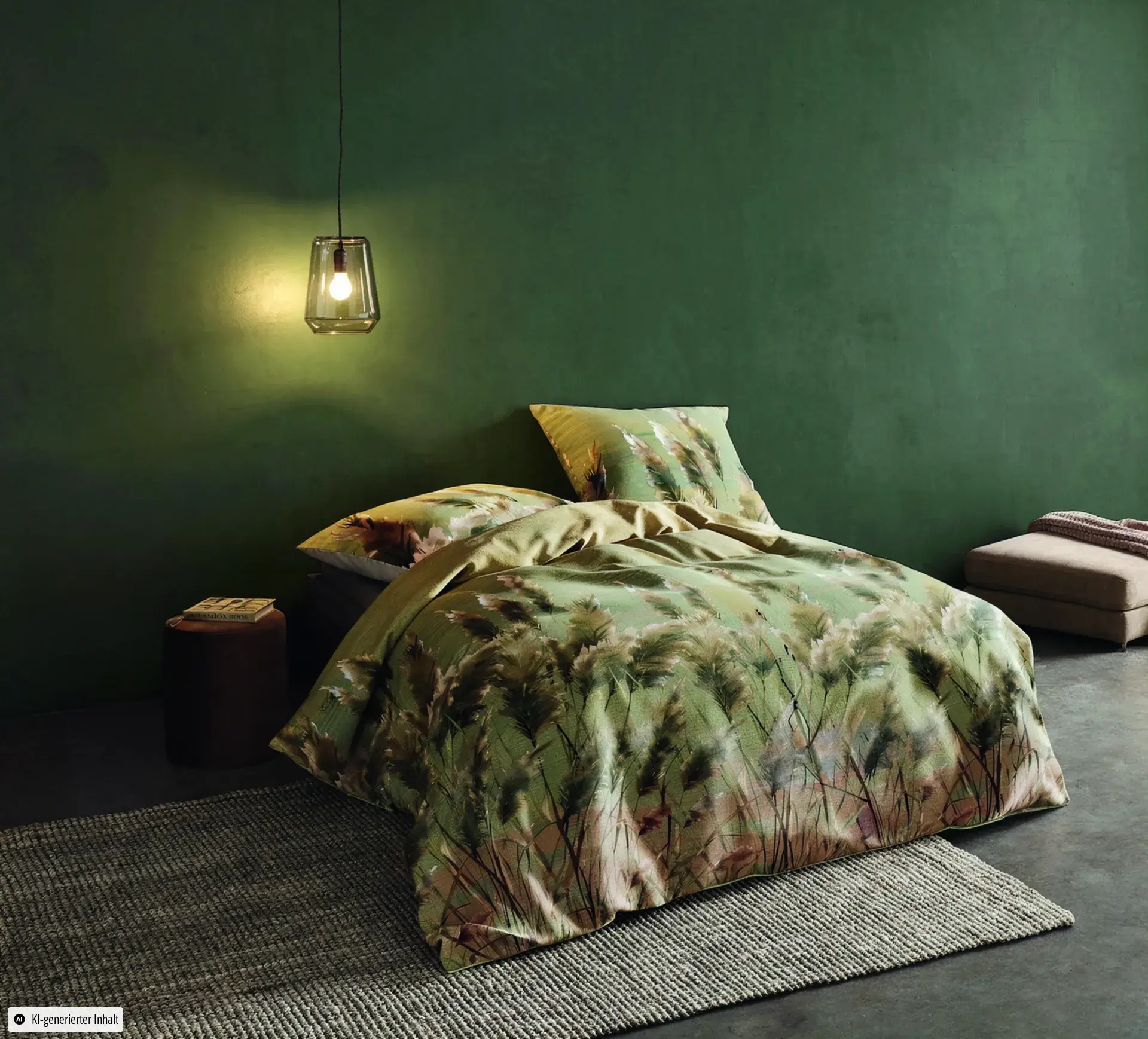 Bed Art Grün – Ambiente