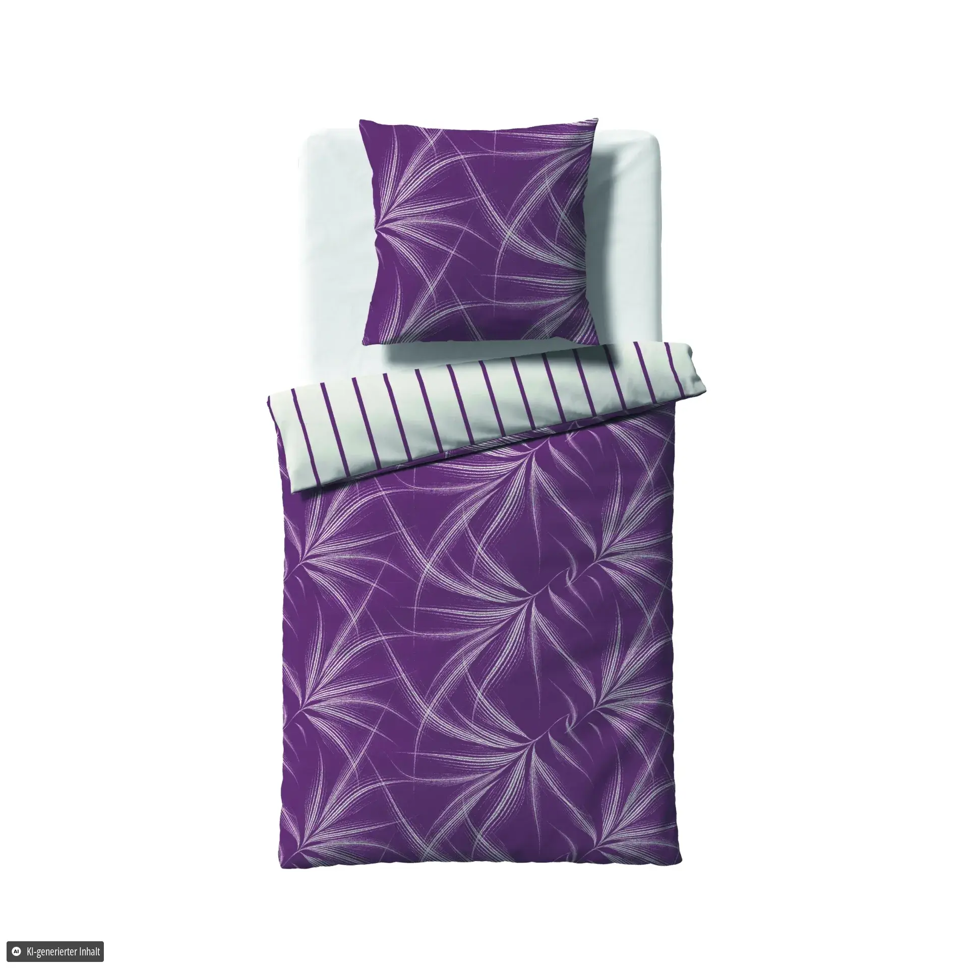Bed Art Lila – Freisteller