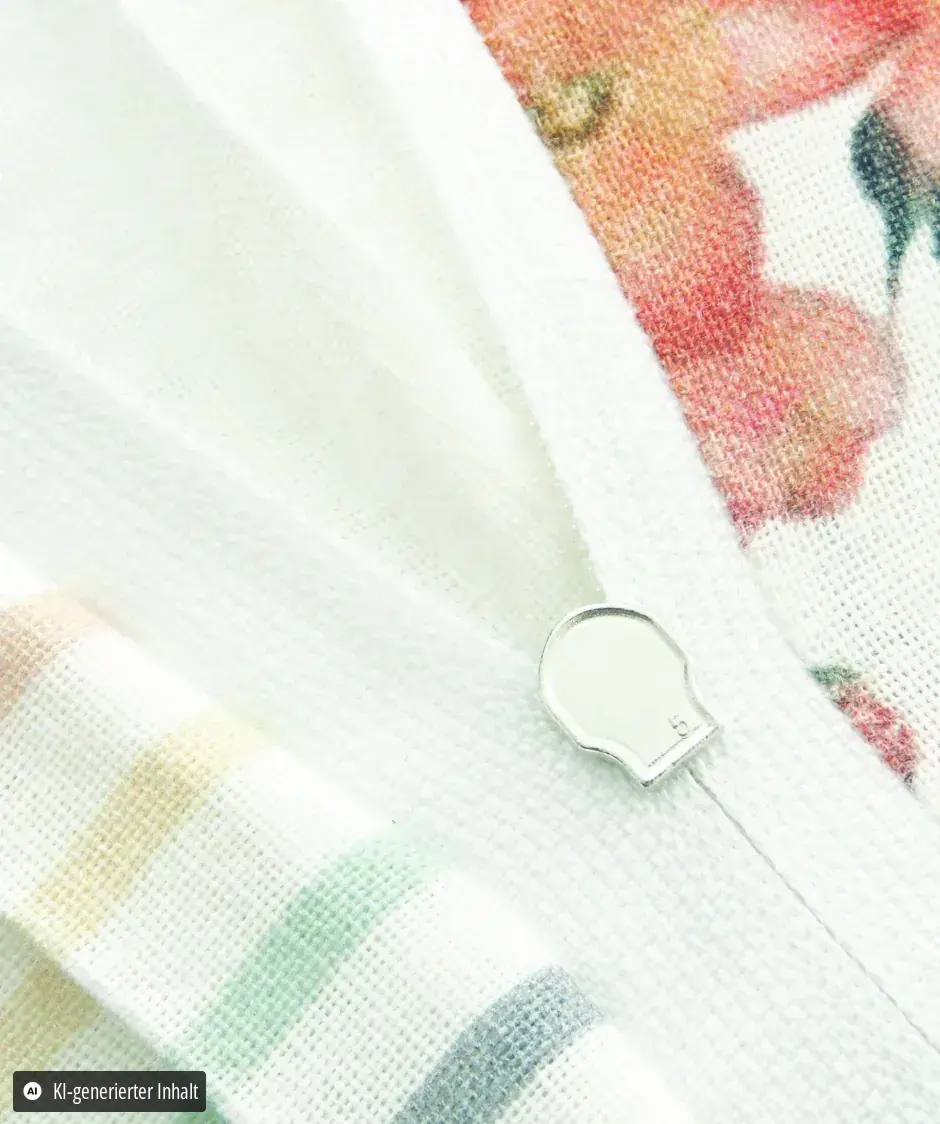 Provence Cassis Bunt – Detail Reißverschluss